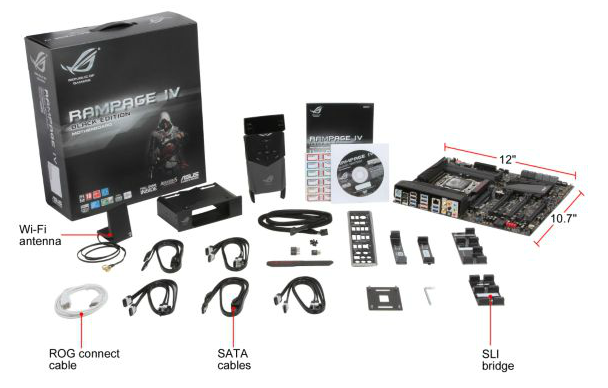 In The Box, Overclocking - ASUS Rampage IV Black Edition Review